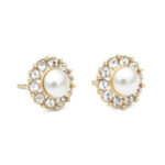 Lily and Rose-Miss Sofia pearl earrings - Ivory- Ορείχαλκος