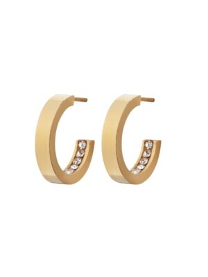 EDBLAD-Monaco Earrings Mini Gold-Επιχρυσωμένο χειρουργικό ατσάλι 14Κ