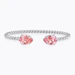 CAROLINE SVEDBOM-MINI DROP BRACELET RHODIUM-LIGHT ROSE-Επιρροδιωμένος ορείχαλκος