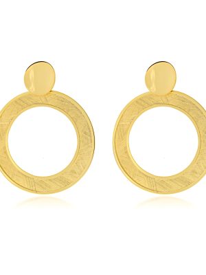 JOOLS-Γυναικεία σκουλαρίκια επιχρυσωμένα-Ασήμι 925