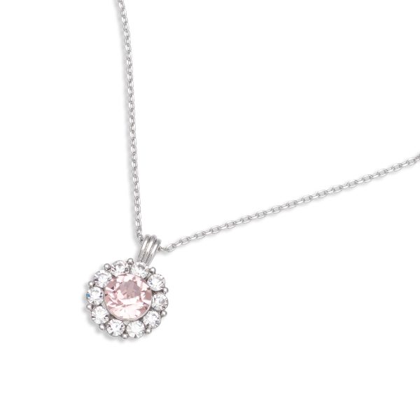 LILY AND ROSE-Sofia necklace – Vintage rose (Silver)-Ορείχαλκος