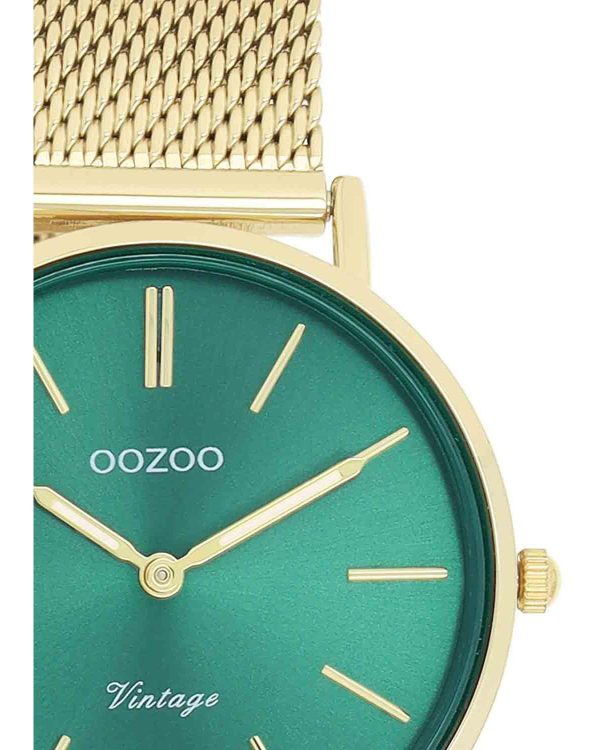 OOZOO-Vintage Gold Metallic Bracelet (32mm)-Ατσάλι