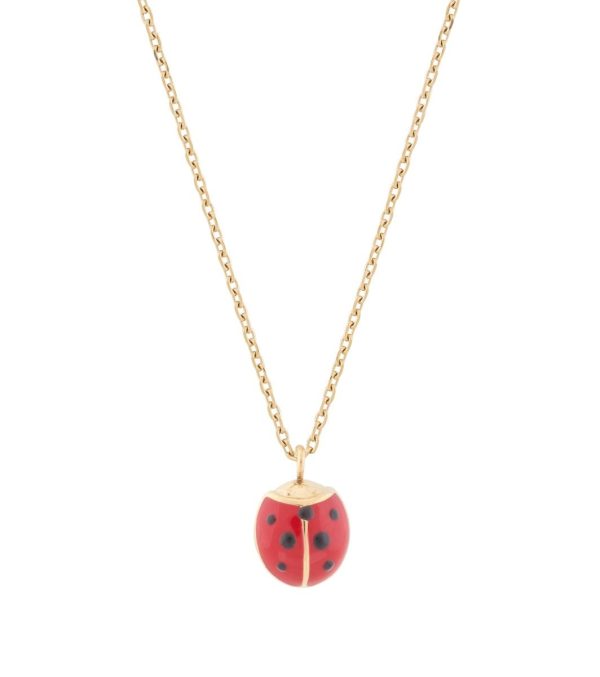 EDBLAD-Ladybug Necklace Kids Gold-Επιχρυσωμένο χειρουργικό ατσάλι 14Κ