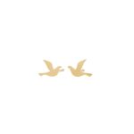 EDBLAD-Dove Studs Kids Gold-Επιχρυσωμένο χειρουργικό ατσάλι 14k