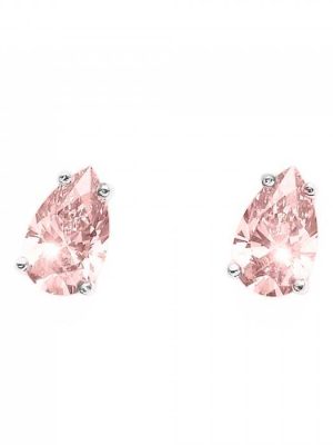 OLIVER WEBER- Σκουλαρίκια Earring Pear-Ασήμι με ροζ κρύσταλλο