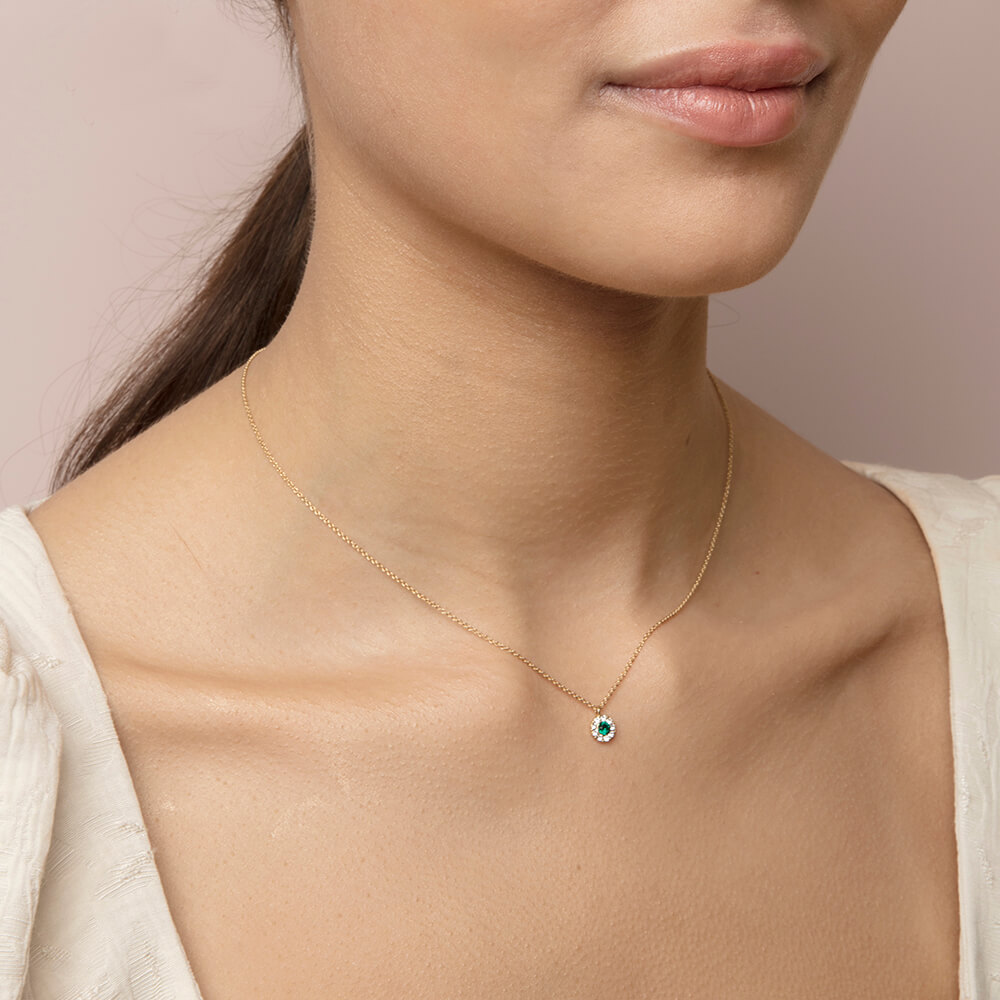 LILY AND ROSE-PETITE MISS SOFIA NECKLACE – EMERALD-Επιχρυσωμένος ορείχαλκος