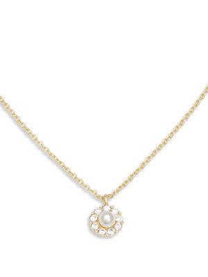 LILY AND ROSE-PETITE MISS SOFIA PEARL NECKLACE – CRYSTAL (GOLD)-Επιχρυσωμένος ορείχαλκος
