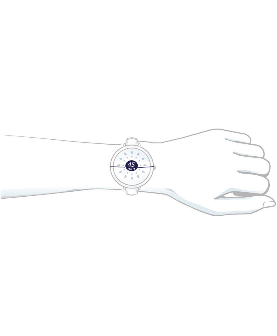 3GUYS-Smartwatch Silver Stainless Steel Bracelet-Ατσάλι
