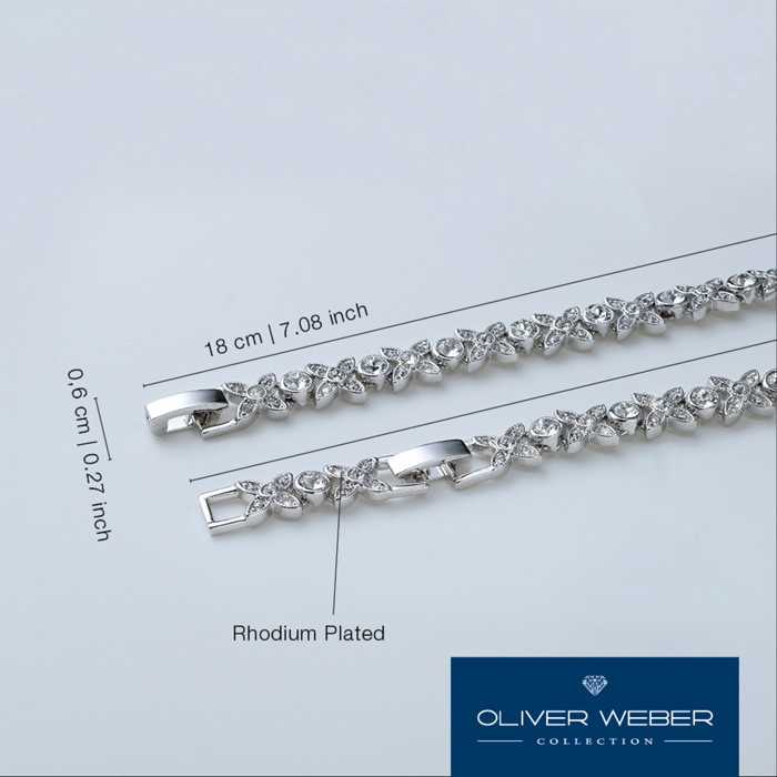 OLIVER WEBER-Βραχιόλι Bracelet Fleur-Ορείχαλκος