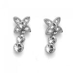 OLIVER WEBER-Post earring Fleur-Oρείχαλκος