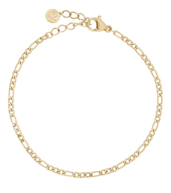 EDBLAD-Figaro Bracelet Gold-Επιχρυσωμένο χειρουργικό ατσάλι 14Κ