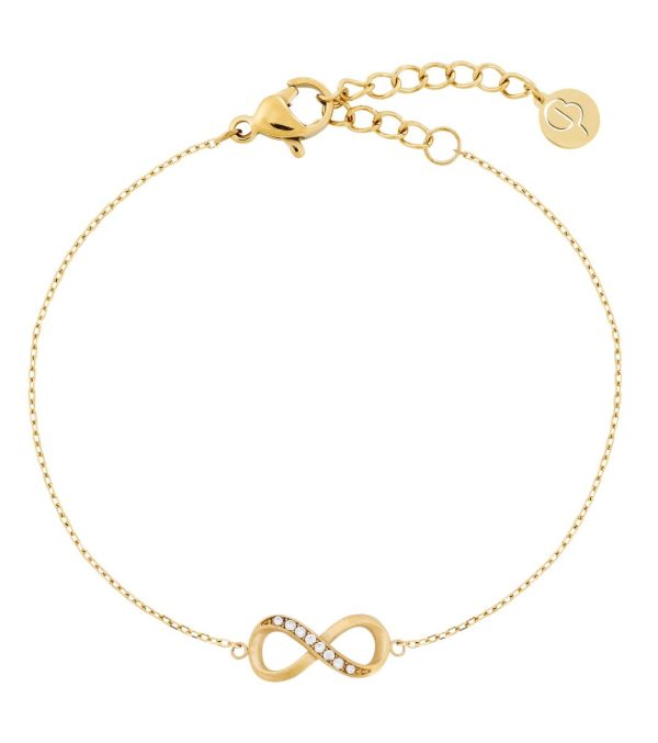 EDBLAD-Infinity Bracelet Gold-Επιχρυσωμένο χειρουργικό ατσάλι 14Κ