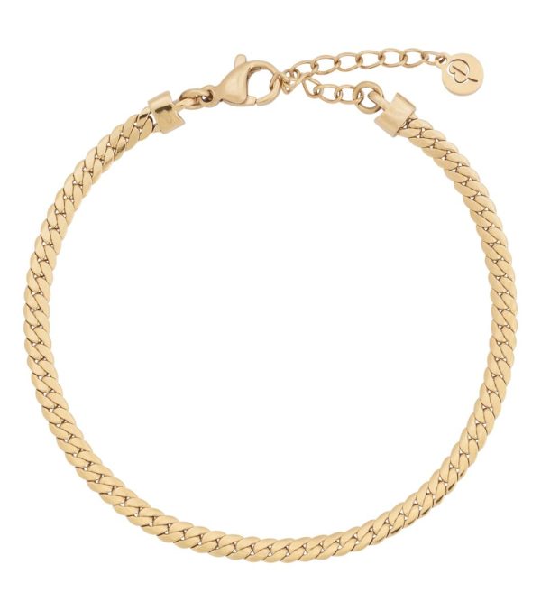 EDBLAD-Trinity Chain Bracelet Gold-Xειρουργικό ατσάλι 14K