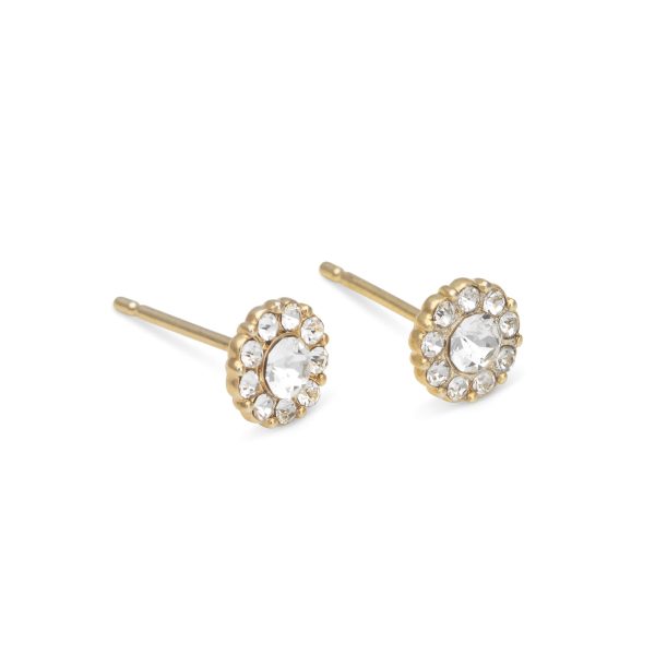 LILY AND ROSE-Petite Miss Sofia earrings – Crystal (Gold)-Ορείχαλκος