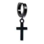 BILLGREN-| Earrings |Black-Ατσάλι