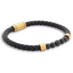 BILLGREN-Lorenzo | Leather bracelet-Ατσάλι/Δερματίνη