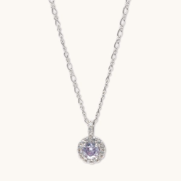 LILY AND ROSE-Laurie necklace – Lavender-Ορείχαλκος