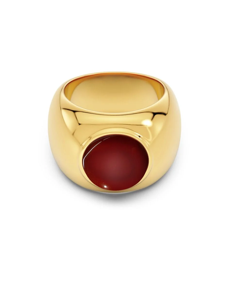 EDBLAD-Agatha Ring Red Gold-Χειρουργικό ατσάλι 14K