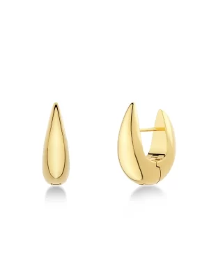 EDBLAD-Crest Hoops S Gold-Χειρουργικό ατσάλι 14K