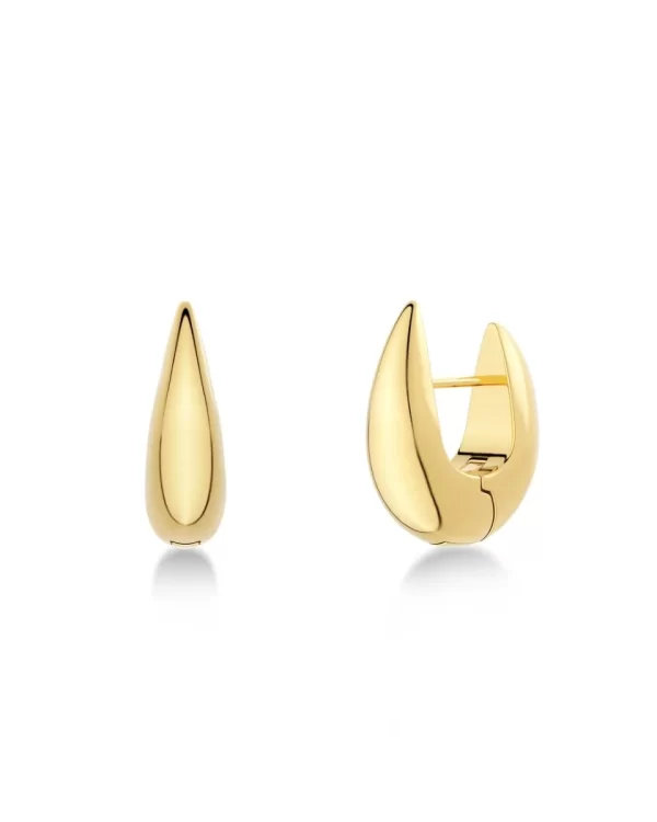 EDBLAD-Crest Hoops S Gold-Χειρουργικό ατσάλι 14K