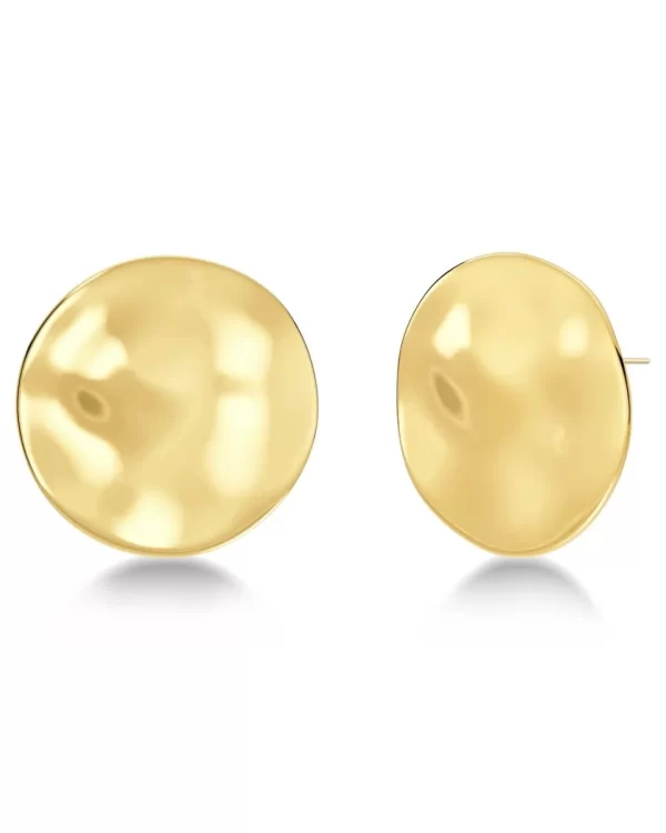 EDBLAD-Flowy Studs Maxi Gold-Χειρουργικό ατσάλι 14K