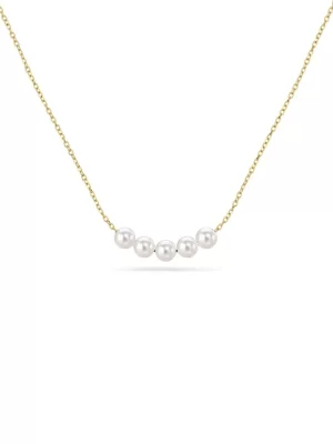 EDBLAD-Pearly Necklace Gold-Χειρουργικό ατσάλι 14K