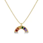 EDBLAD-Rainbow Necklace Gold-Χειρουργικό ατσάλι 14K