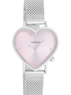 OOZOO-Ladies Heart Silver Bracelet-Ατσάλι