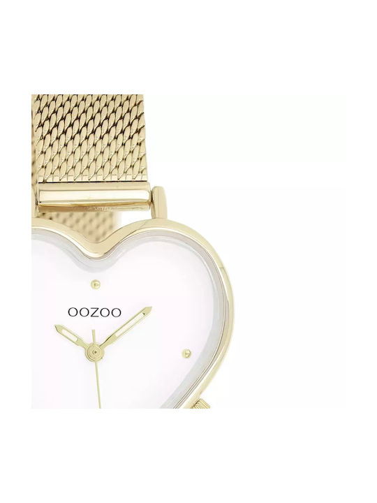 OOZOO-Ladies Heart Silver Bracelet-Ατσάλι