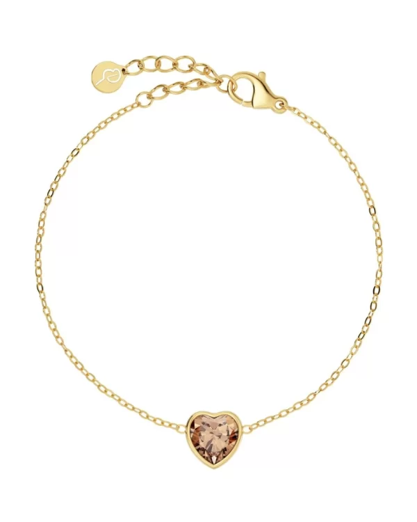 EDBLAD-Bel Bracelet Caramel Gold-Xειρουργικό ατσάλι 14K