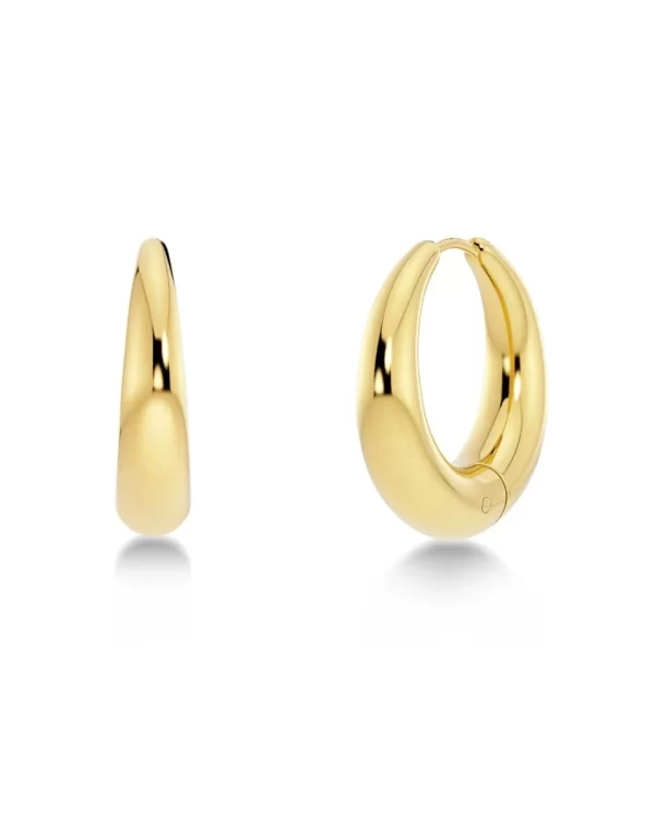 EDBLAD-Furo Hoops L Gold-Χειρουργικό ατσάλι 14K