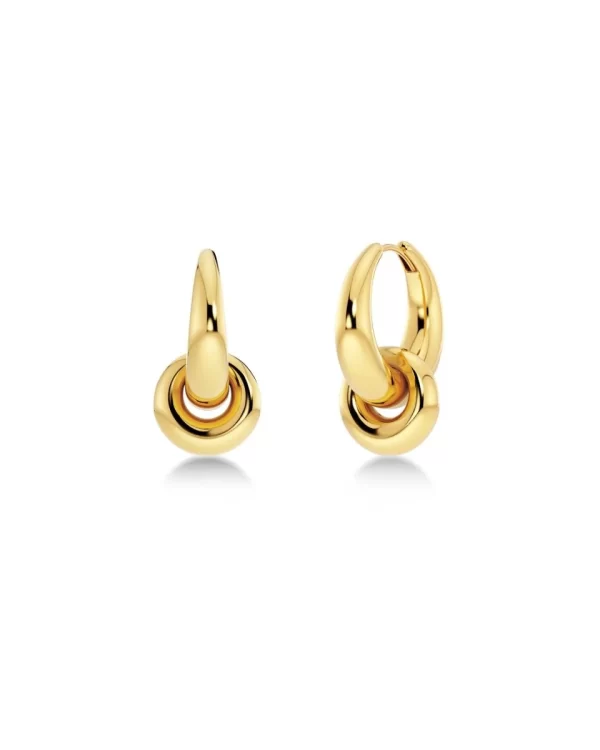 EDBLAD-Furo Orbit Hoops Gold-Χειρουργικό ατσάλι 14K