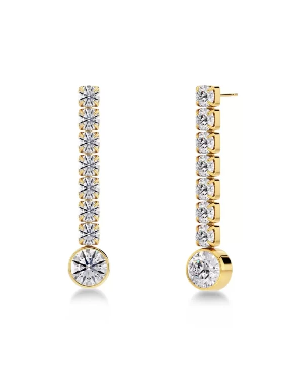 EDBLAD-Ritzo Earrings Gold-Χειρουργικό ατσάλι 14K