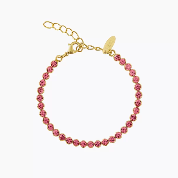 CAROLINE SVEDBOM-SAGA BRACELET GOLD-ROSE-Επιχρυσωμένος ορείχαλκος 14Κ