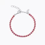 CAROLINE SVEDBOM-SAGA BRACELET RHODIUM-ROSE-Ορείχαλκος