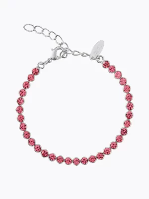 CAROLINE SVEDBOM-SAGA BRACELET RHODIUM-ROSE-Ορείχαλκος