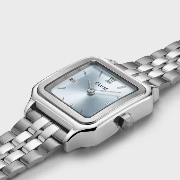 CLUSE-Gracieuse Petite Watch Steel, Light Blue, Silver Colour- Ατσάλι - Image 3