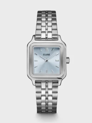 CLUSE-Gracieuse Petite Watch Steel, Light Blue, Silver Colour- Ατσάλι