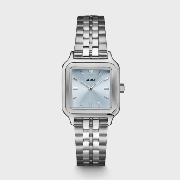 CLUSE-Gracieuse Petite Watch Steel, Light Blue, Silver Colour- Ατσάλι