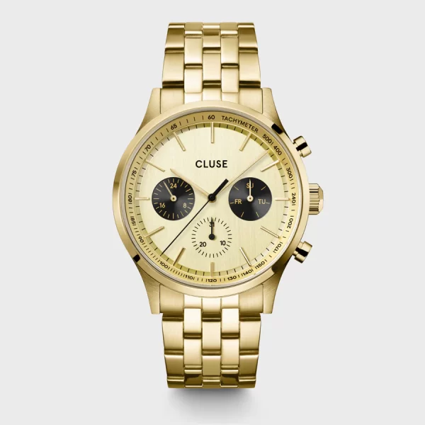 CLUSE-Anthéor Multifunction Watch- Ατσάλι