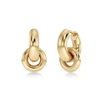 EDBLAD-Chunky Eternal Earrings Gold-Επιχρυσωμένο χειρουργικό ατσάλι 14Κ