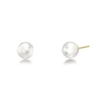 EDBLAD-Lilian Studs L Gold-Επιχρυσωμένο χειρουργικό ατσάλι 14Κ