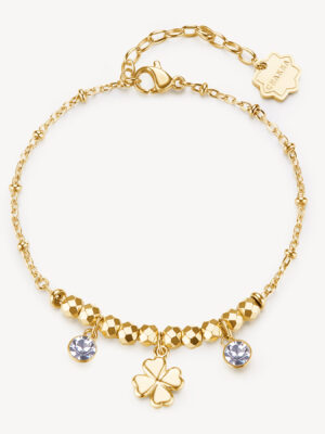 BROSWAY-Βραχιόλι CHAKRA GOOD LUCK-Χειρουργικό ατσάλι επιχρυσωμένο