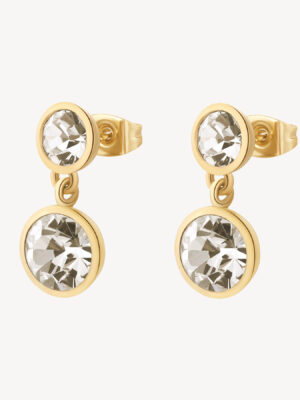 BROSWAY-Σκουλαρίκια SYMPHONIA επιχρυσωμένα-Χειρουργικό ατσάλι