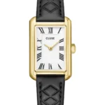 CLUSE-Ρολόι Belissena Black Leather Strap