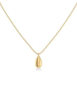 EDBLAD-Drop Mini Necklace Gold-Επιχρυσωμένο χειρουργικό ατσάλι 14Κ