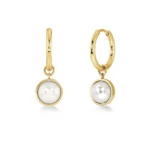 EDBLAD-Gabrielle Hoops S Gold-Xειρουργικό ατσάλι 14K