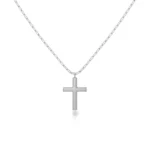 EDBLAD-Spirit Cross Necklace Steel-Xειρουργικό ατσάλι