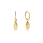 EDBLAD-Drop Hoops Gold (classic update)-Χειρουργικό ατσάλι 14k