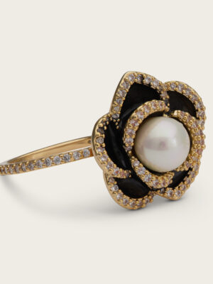 LILY AND ROSE-Coco rose ring - Επιχρυσωμένος ορείχαλκος 18 καρατίων